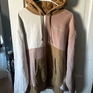 Champion Multicolor Patchwork Hoodie